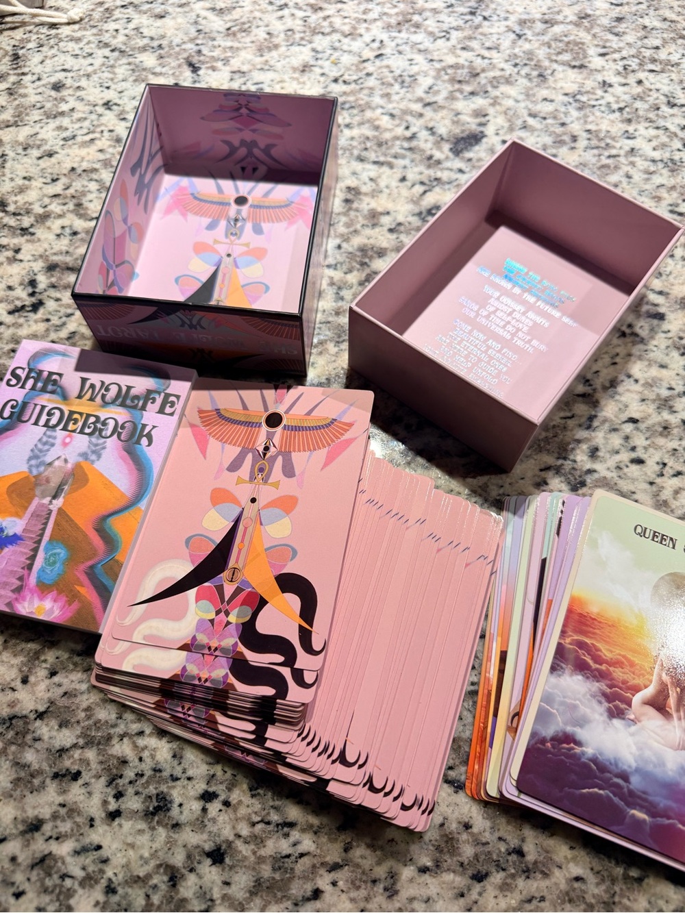 She Wolfe Tarot Deck - Pastel Multicolor Box